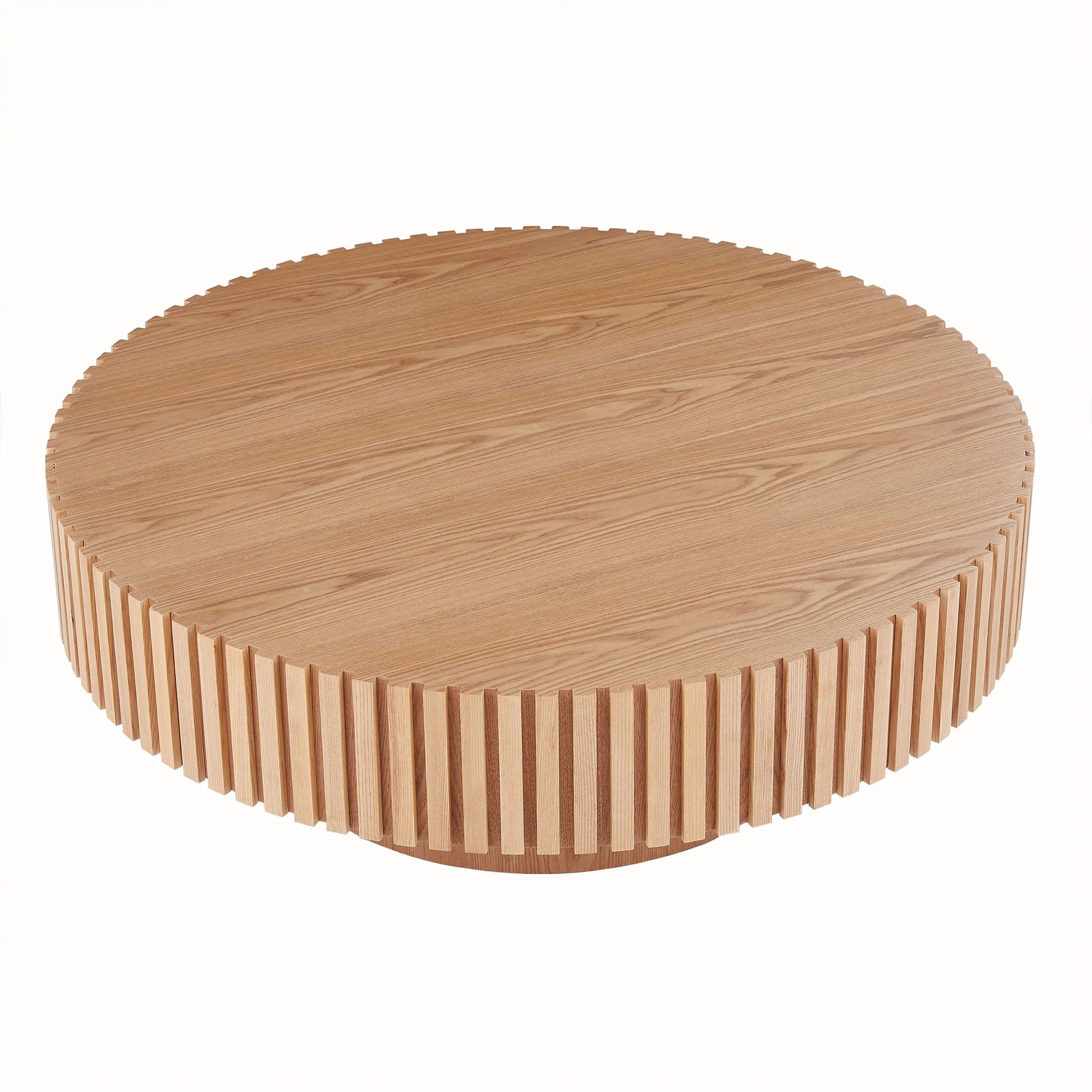 Modern Round Handcraft Drum Coffee Table