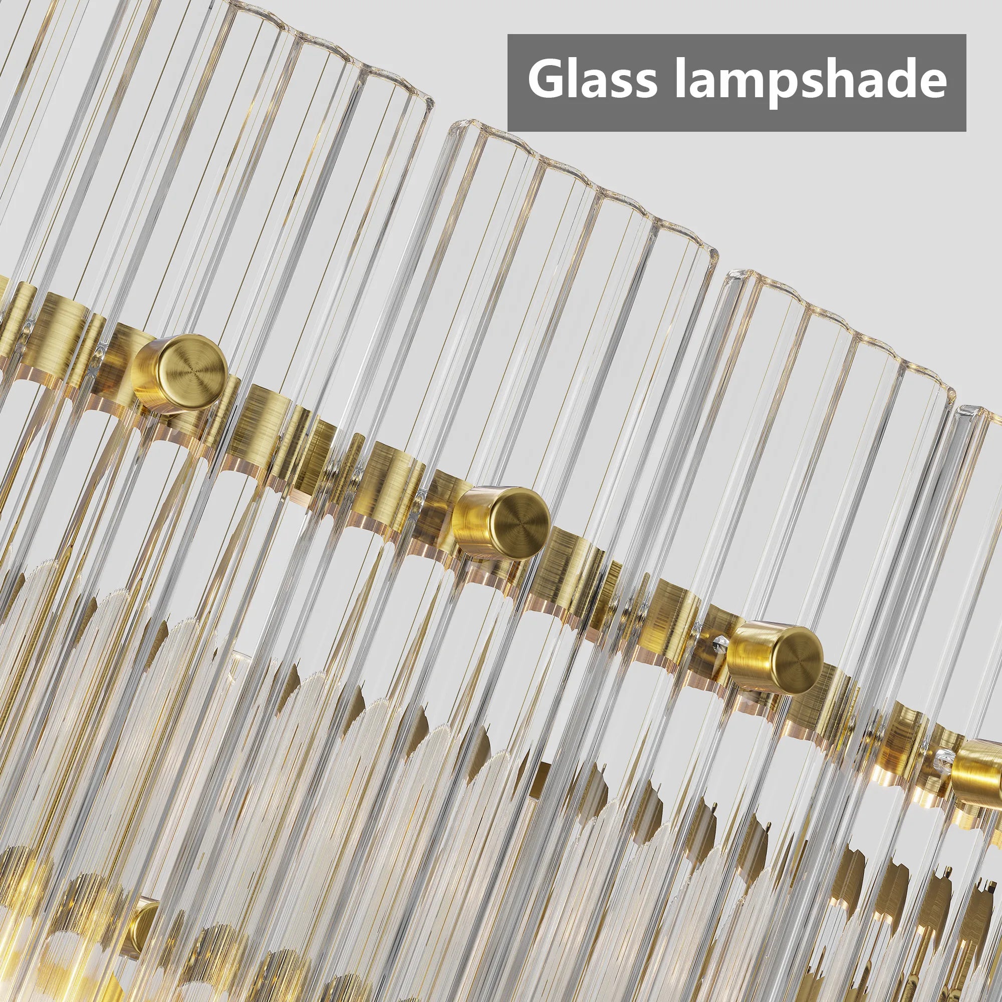 Modern Round Ripple Crystal Chandelier