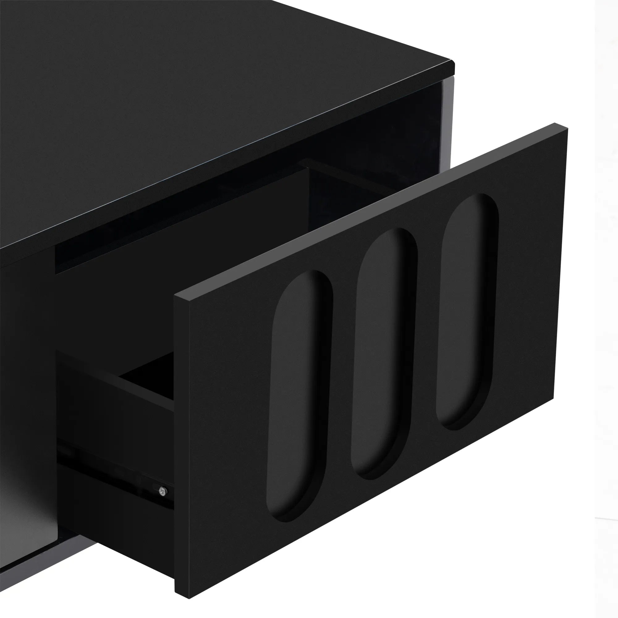 Modern TV Stand Media Console for TVs up to 80 Inches