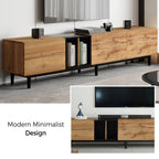 Modern TV Stand Media Console with Large Storage
