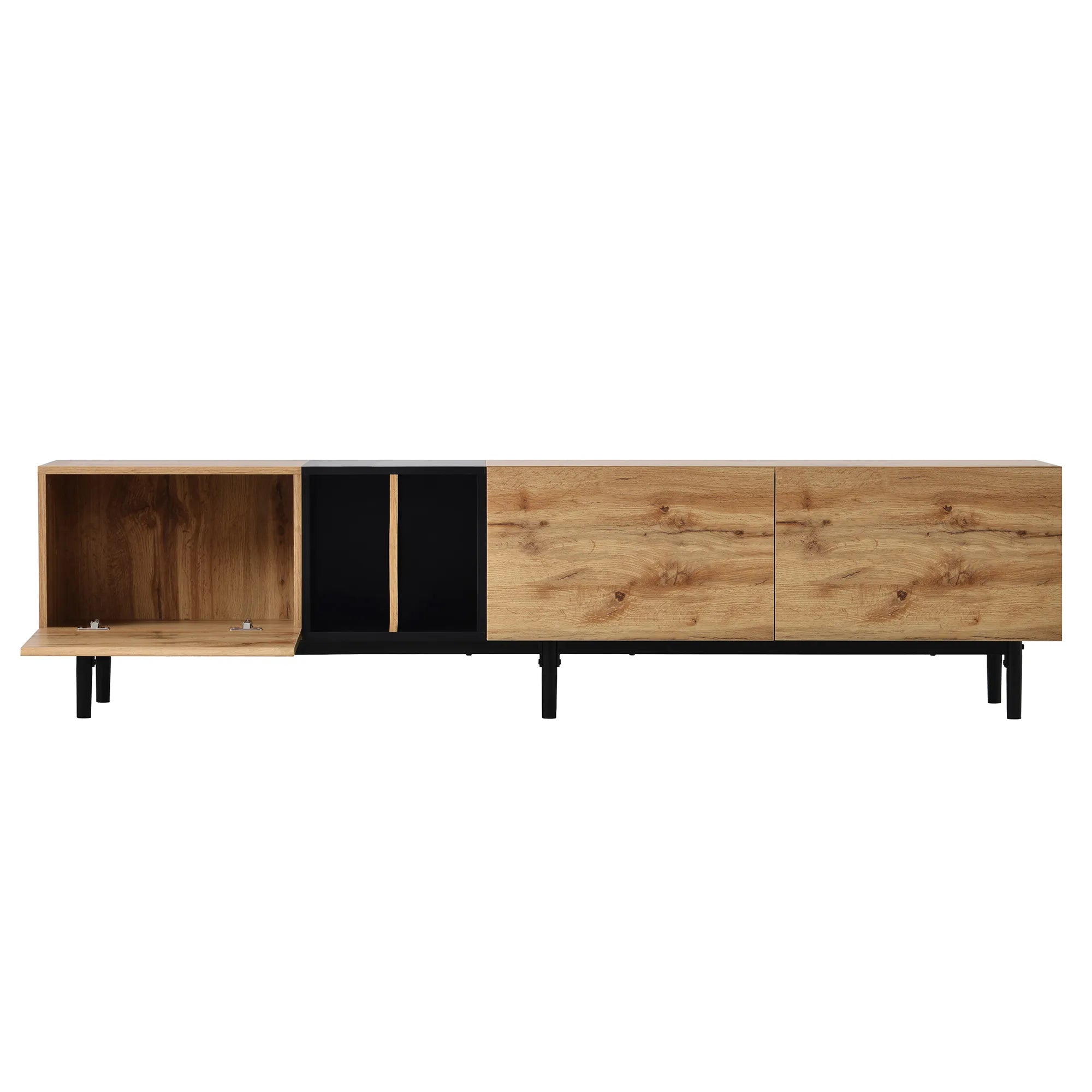 Modern TV Stand Media Console with Large Storage