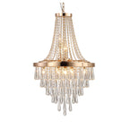 Modern Tiered Crystal Chandelier