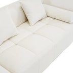 Modern 101” Modular Compressed Sofa with Deep Seats