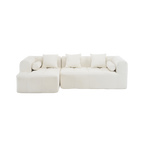 Modern 101” Modular Compressed Sofa with Deep Seats