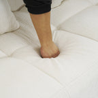 Modern 101” Modular Compressed Sofa with Deep Seats