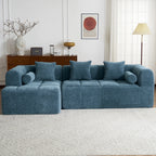 Modern 101” Modular Compressed Sofa with Deep Seats