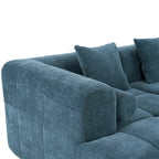 Modern 101” Modular Compressed Sofa with Deep Seats