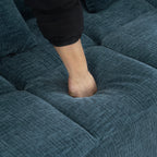 Modern 101” Modular Compressed Sofa with Deep Seats