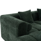 Modern 101” Modular Compressed Sofa with Deep Seats