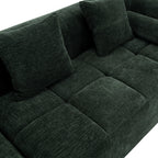 Modern 101” Modular Compressed Sofa with Deep Seats