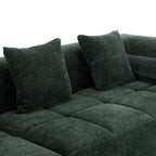 Modern 101” Modular Compressed Sofa with Deep Seats