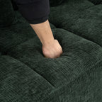 Modern 101” Modular Compressed Sofa with Deep Seats