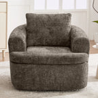 Modern 360° Swivel Barrel Accent Chair