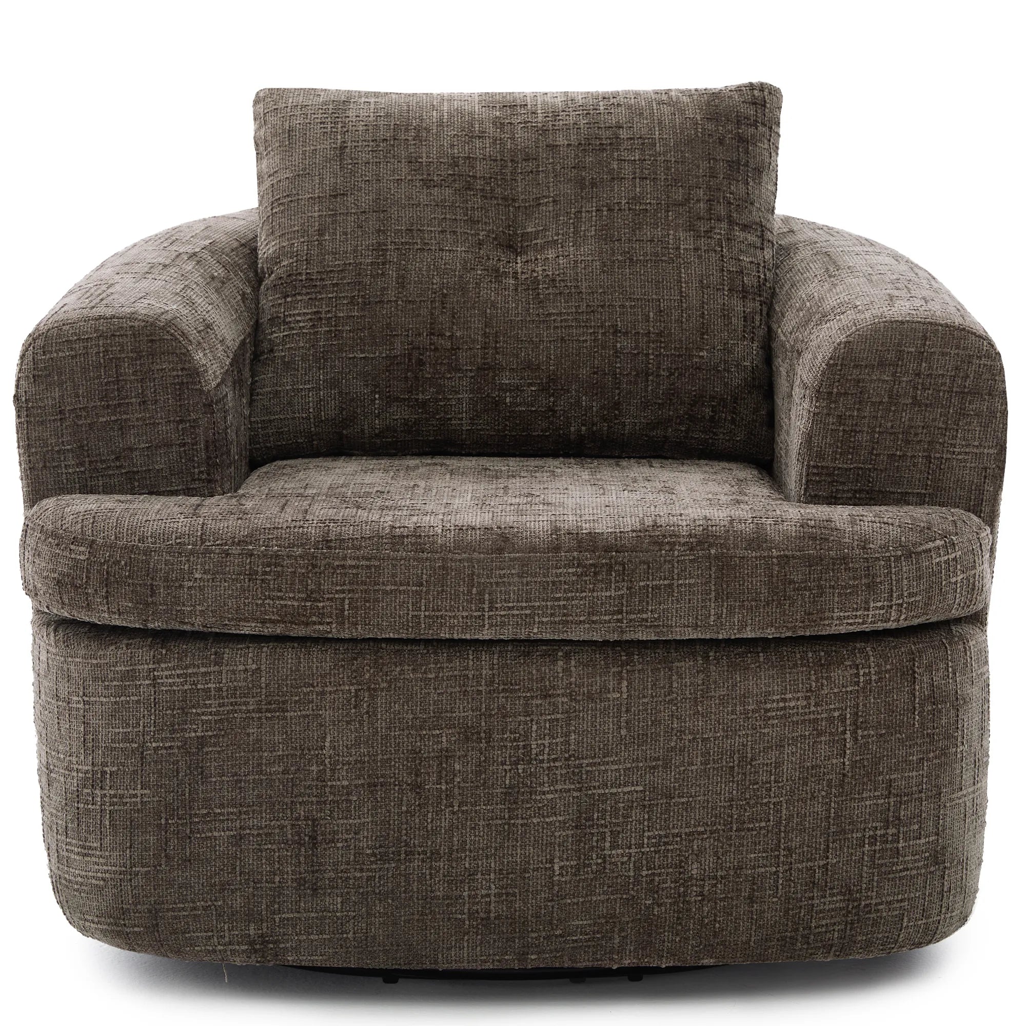 Modern 360° Swivel Barrel Accent Chair