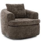 Modern 360° Swivel Barrel Accent Chair