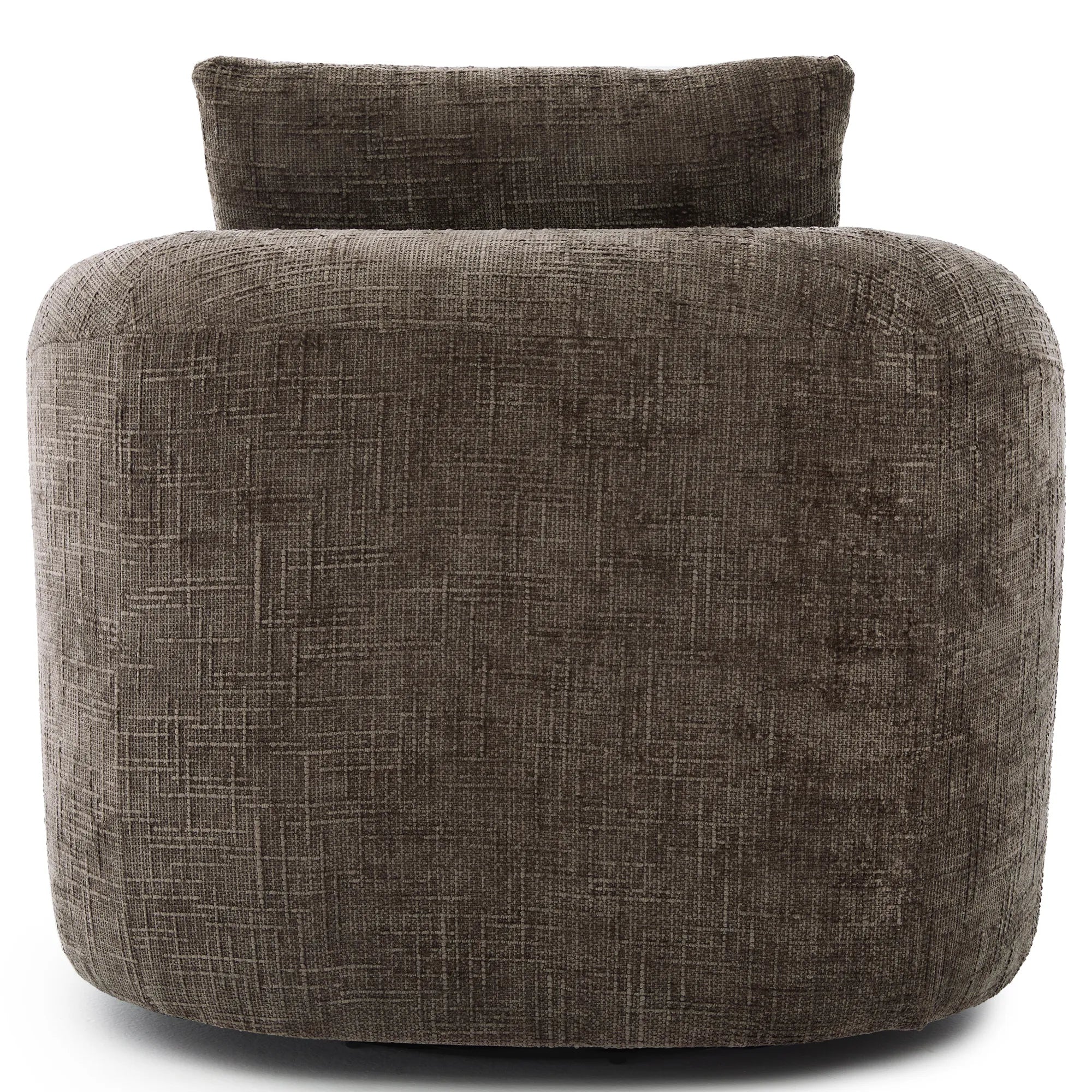Modern 360° Swivel Barrel Accent Chair