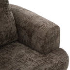 Modern 360° Swivel Barrel Accent Chair