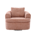 Modern 360° Swivel Barrel Accent Chair