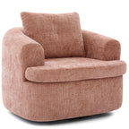 Modern 360° Swivel Barrel Accent Chair
