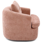 Modern 360° Swivel Barrel Accent Chair