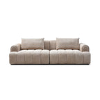 Modern 4-Seater Velvet Sectional Sofa