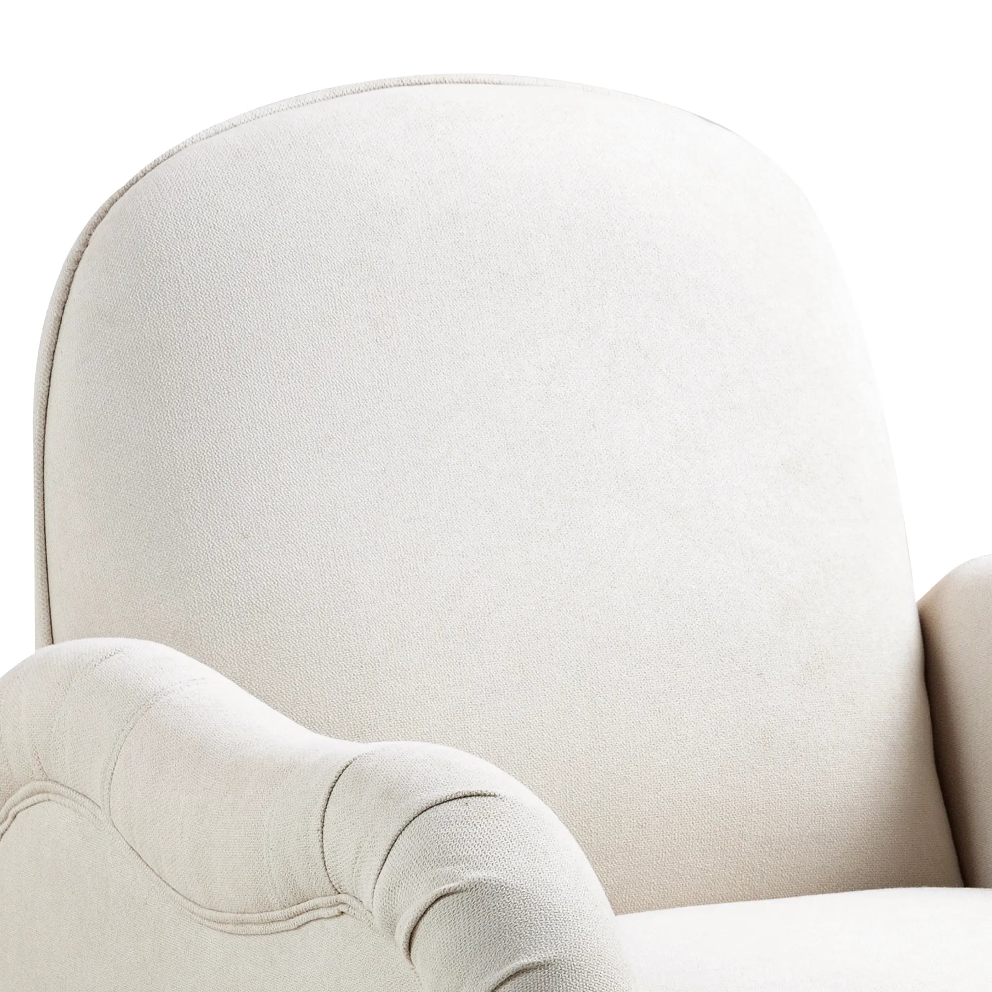 Modern Accent Armchair with Gold Metal Legs, Snowflake Fabric