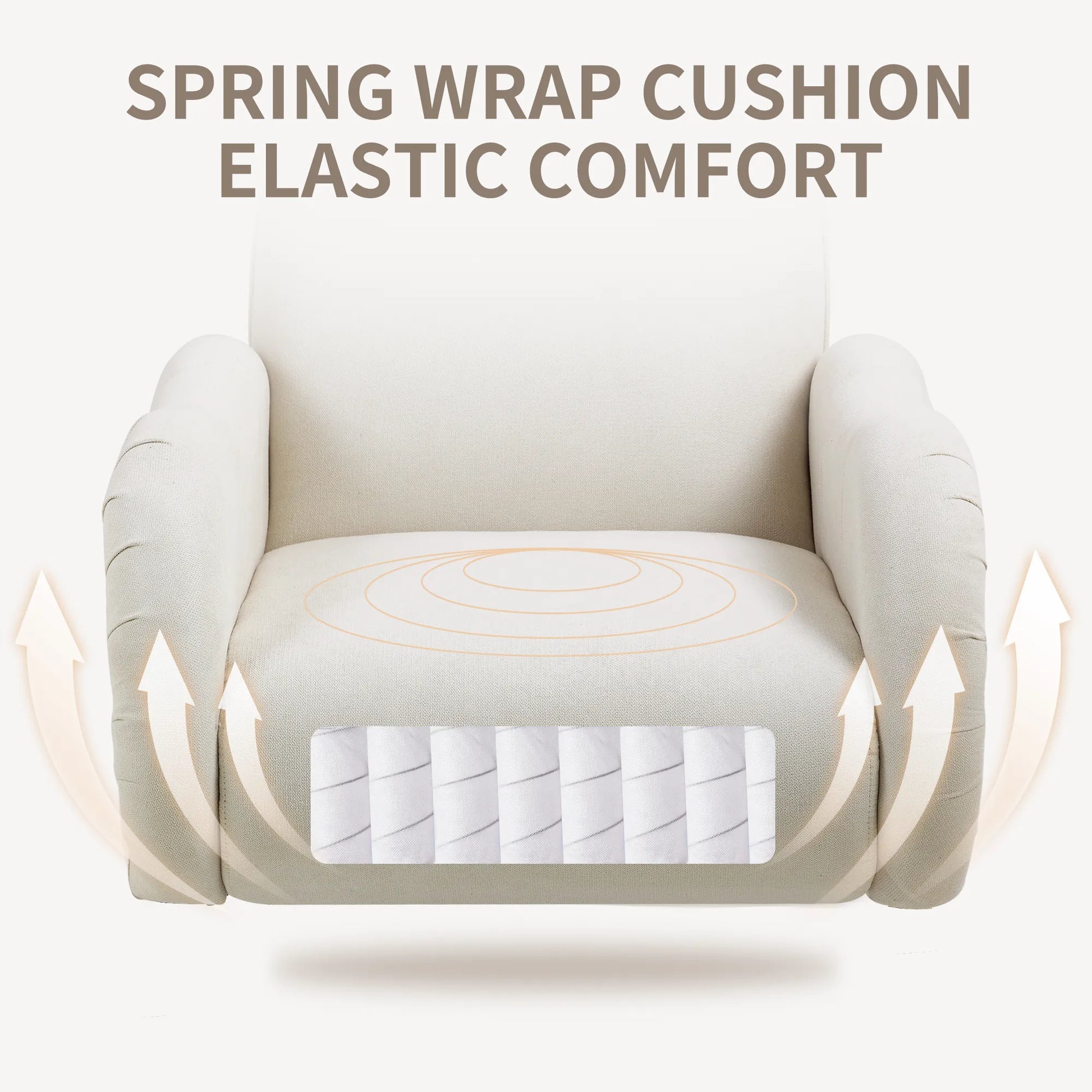 Modern Accent Armchair with Gold Metal Legs, Snowflake Fabric