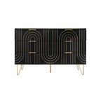 Modern Carving Design 6 Drawer Storage Sideboard Cabinet