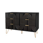 Modern Carving Design 6 Drawer Storage Sideboard Cabinet