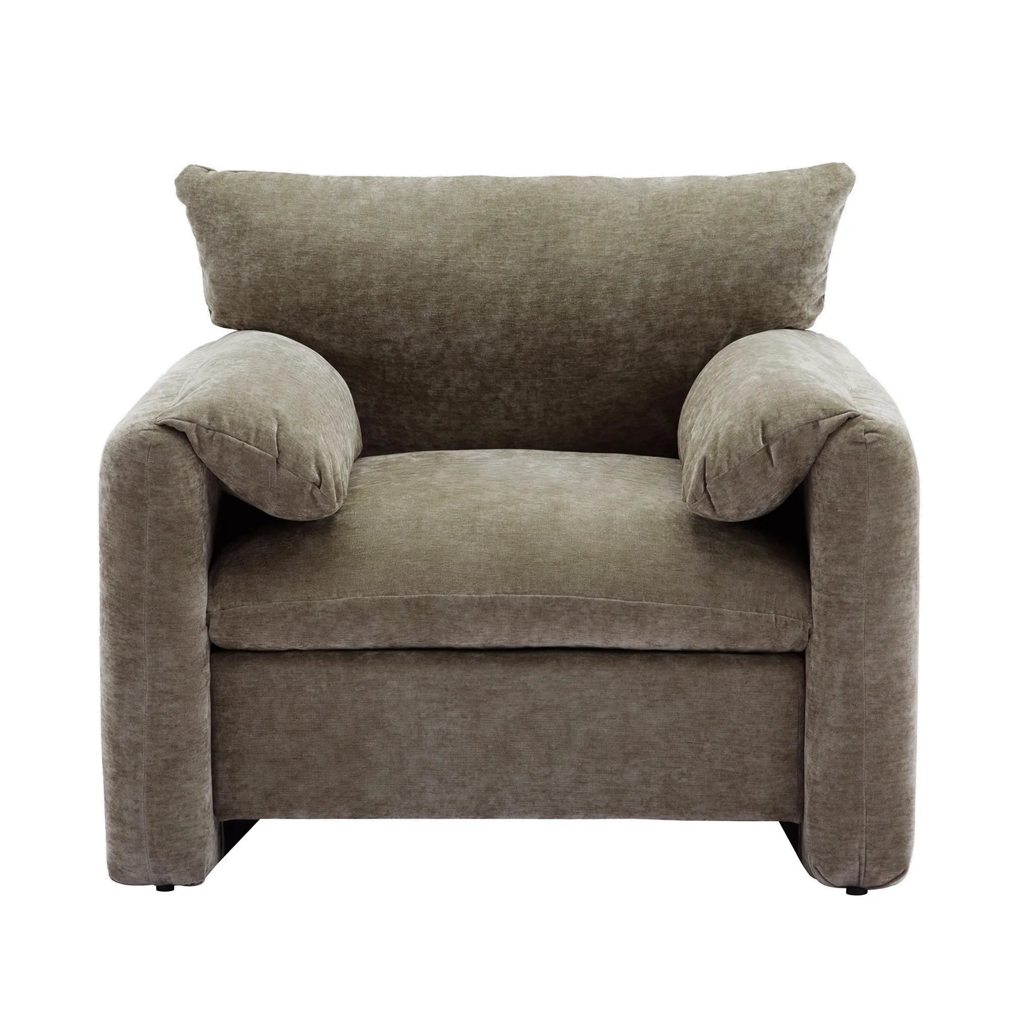 Modern Chenille Oversized Armchair Accent Chair