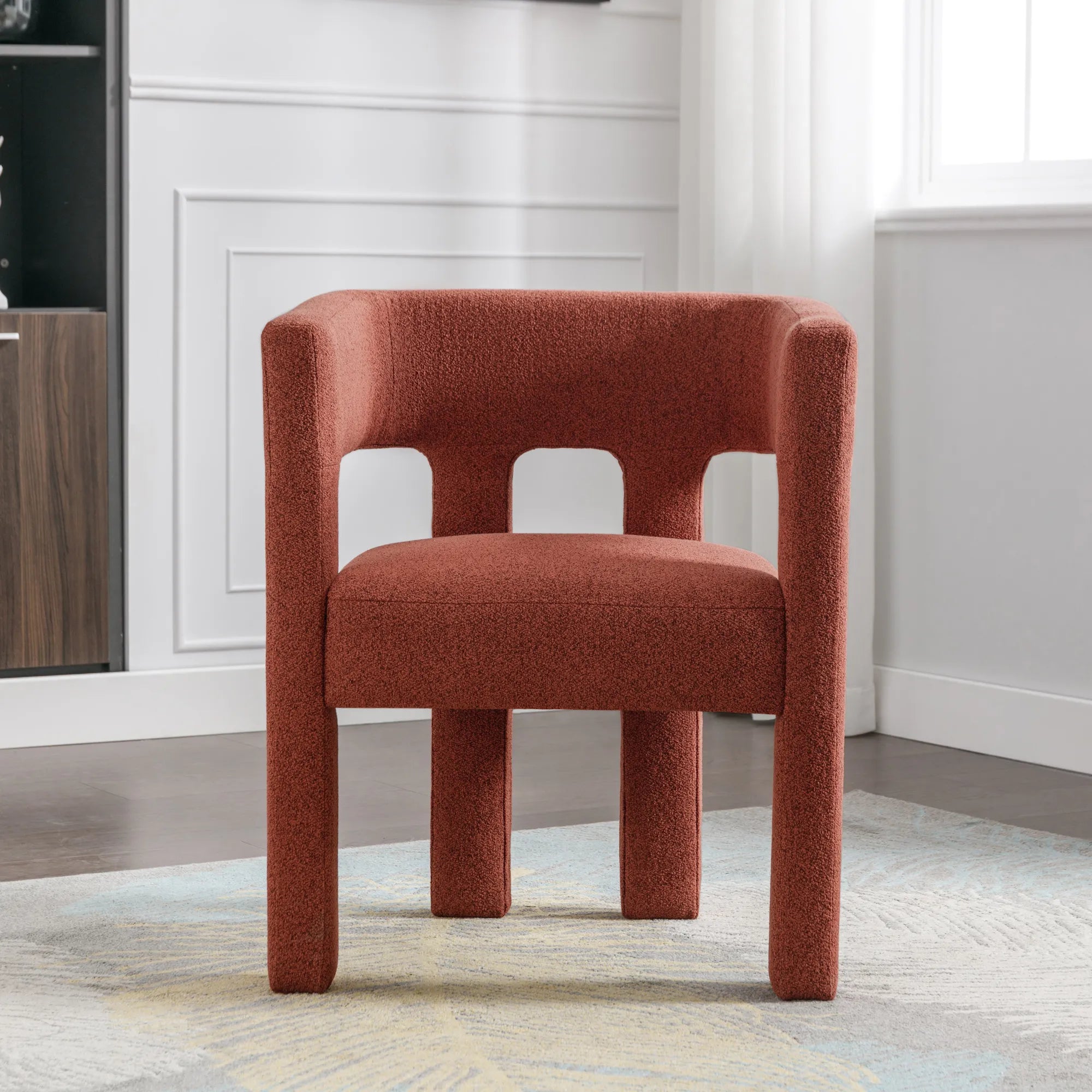 Modern Comfortable Fabric Accent Chair