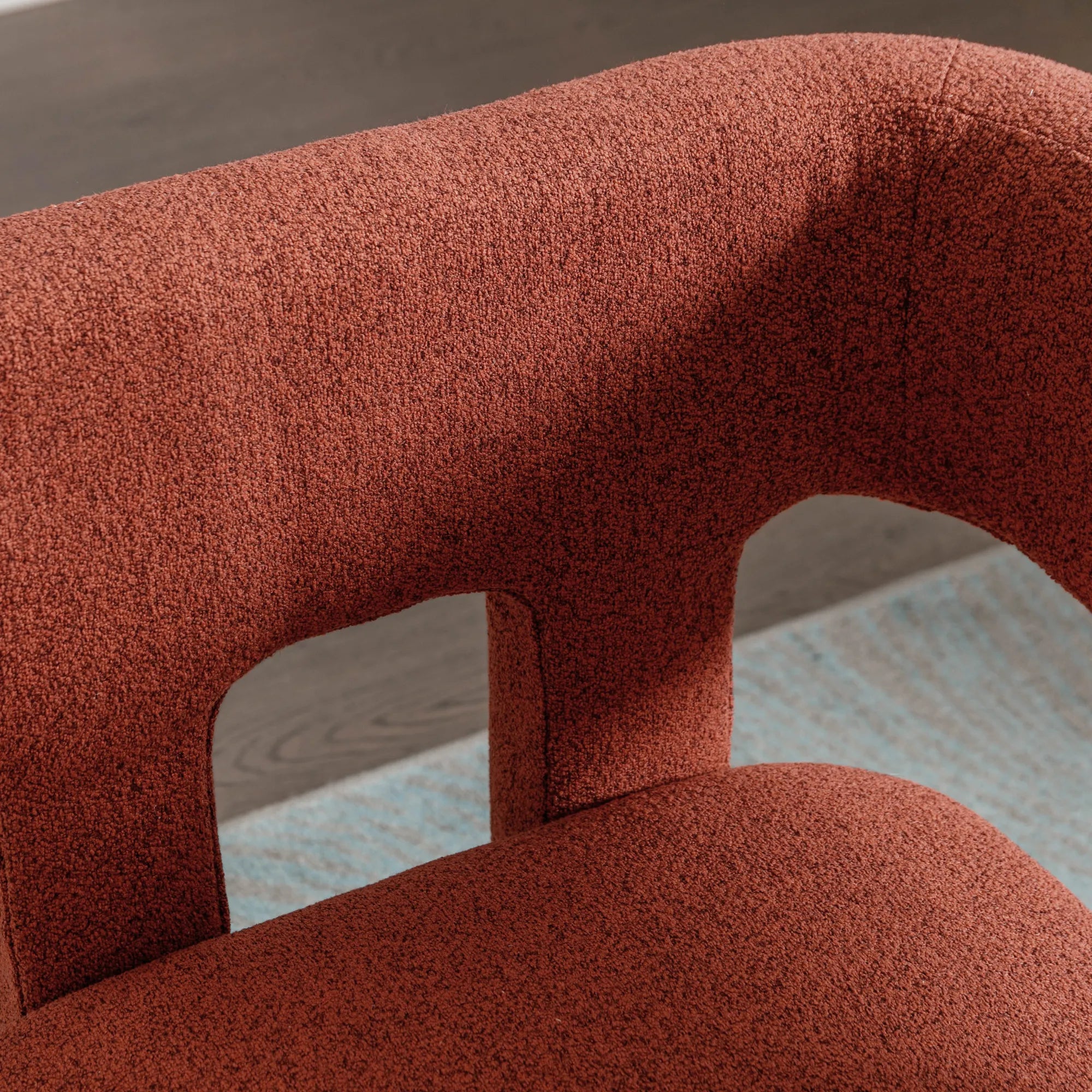 Modern Comfortable Fabric Accent Chair