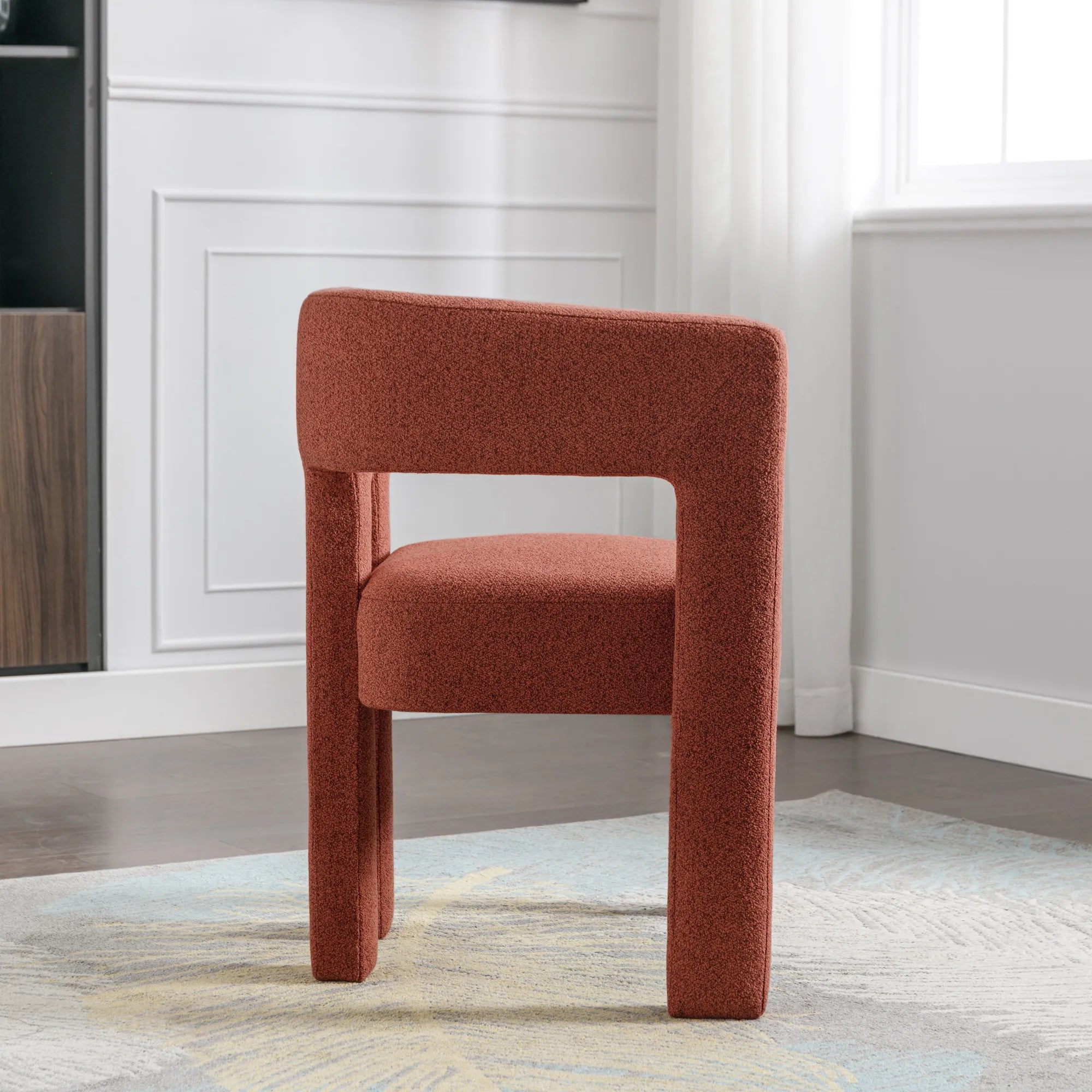 Modern Comfortable Fabric Accent Chair