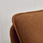 Modern Comfortable Sherpa Accent Chair, Armchair