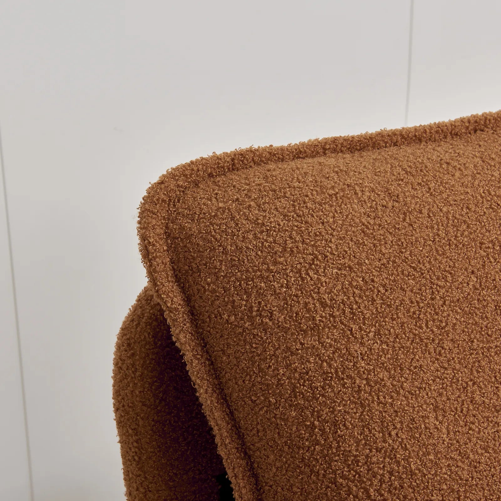 Modern Comfortable Sherpa Accent Chair, Armchair
