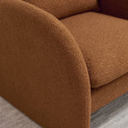 Modern Comfortable Sherpa Accent Chair, Armchair