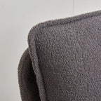 Modern Comfortable Sherpa Accent Chair, Armchair