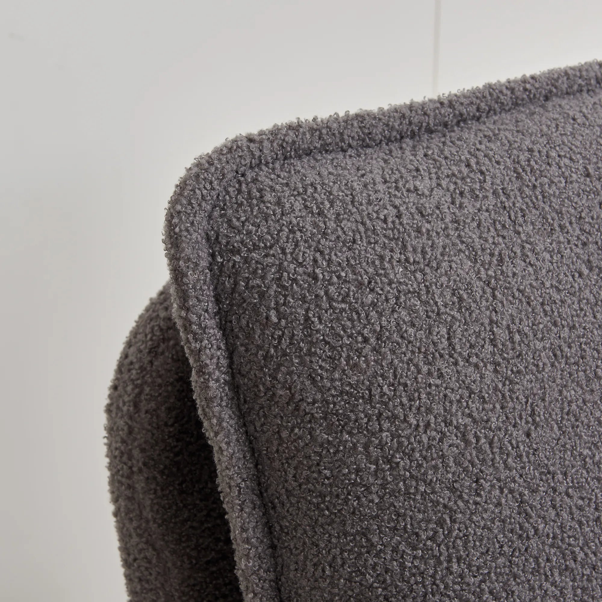 Modern Comfortable Sherpa Accent Chair, Armchair