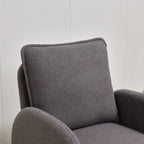 Modern Comfortable Sherpa Accent Chair, Armchair