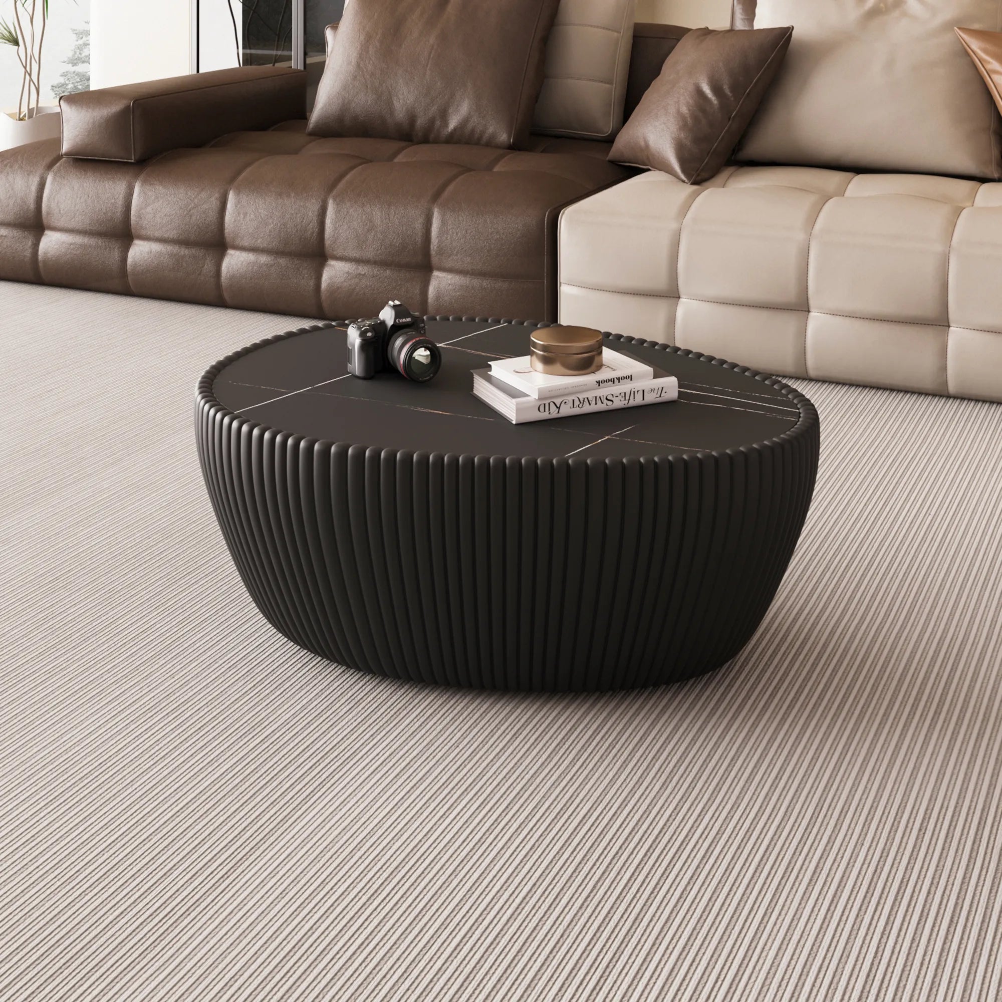 Modern Goose Egg Coffee Table