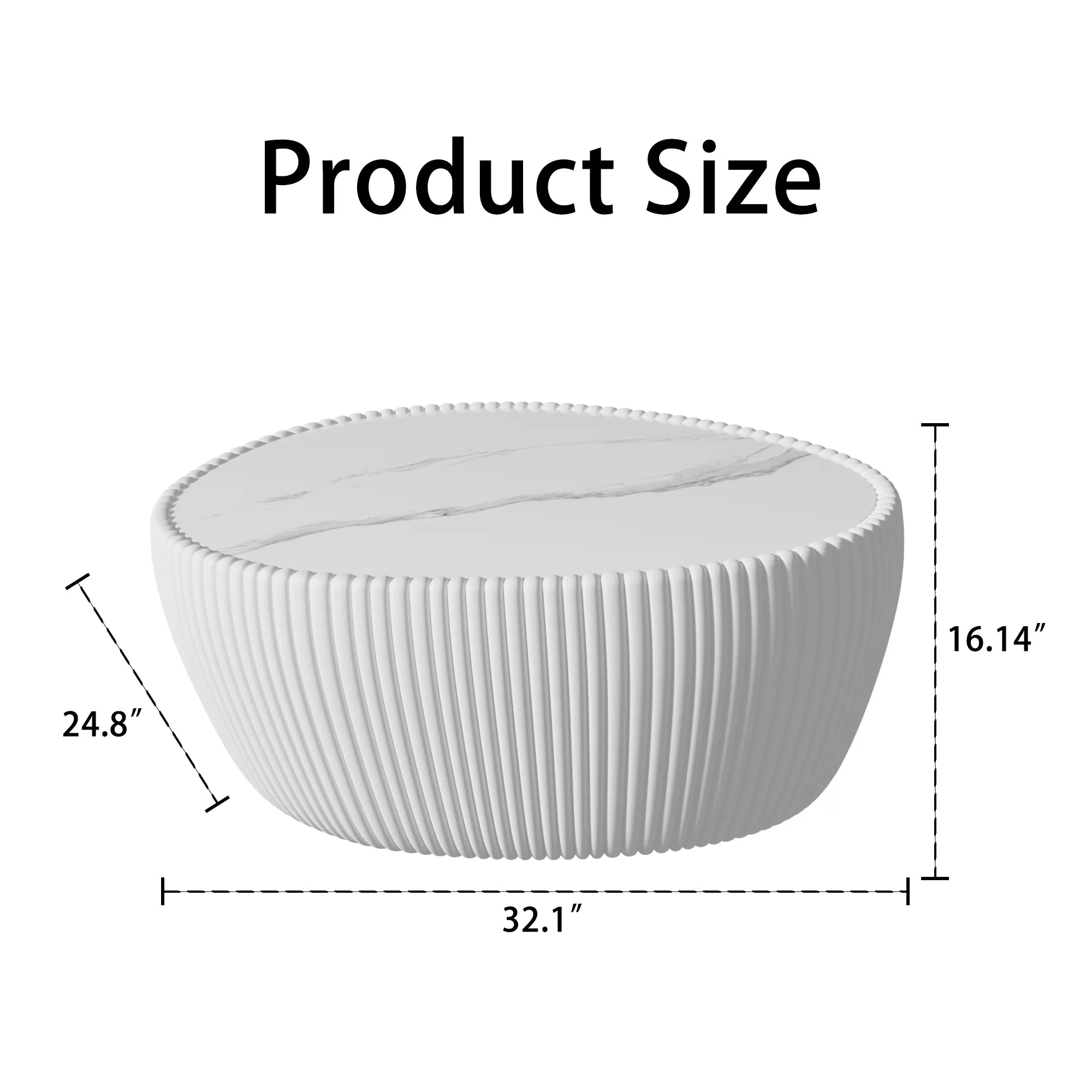 Modern Goose Egg Coffee Table