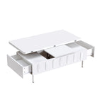Modern Lift-Top Coffee Table, with Foldable Top