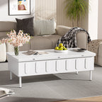 Modern Lift-Top Coffee Table, with Foldable Top
