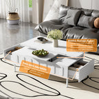 Modern Lift-Top Coffee Table, with Foldable Top