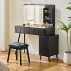 Modern Makeup Vanity with LED Mirror