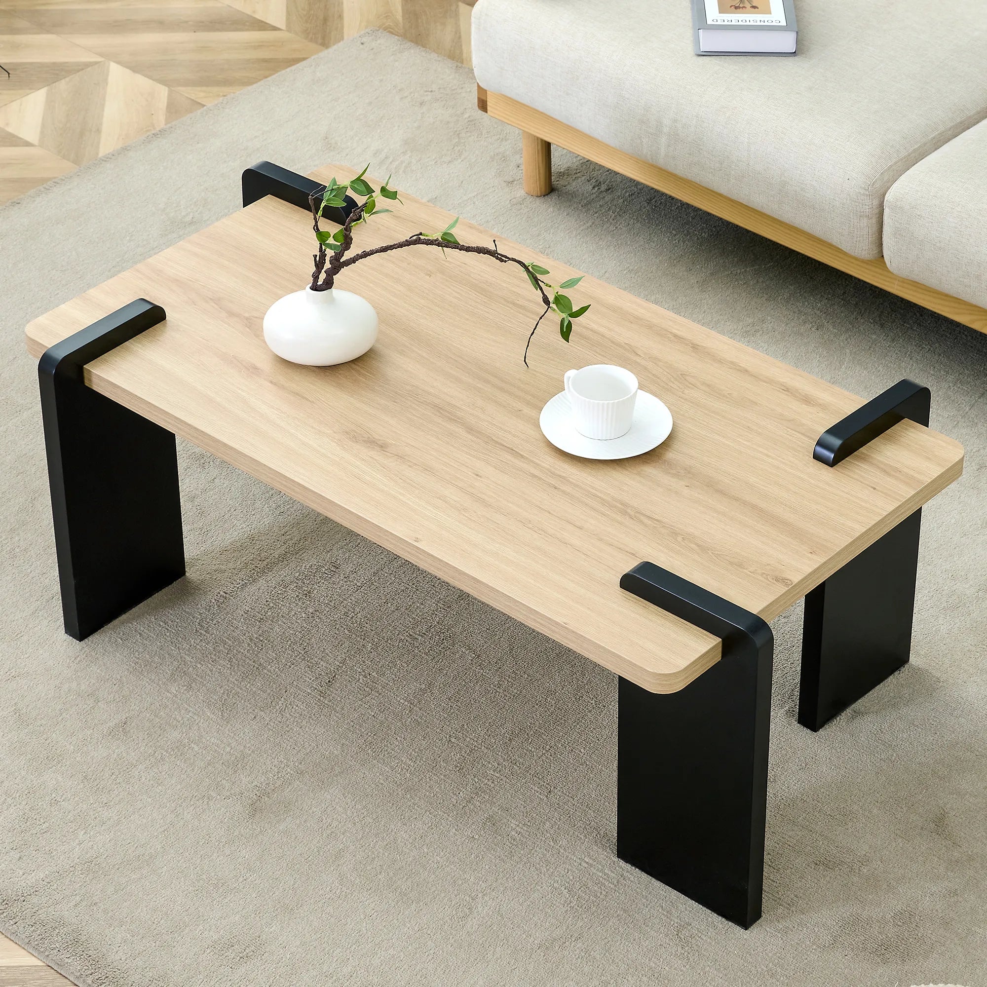 Modern Minimalist MDF Coffee Table