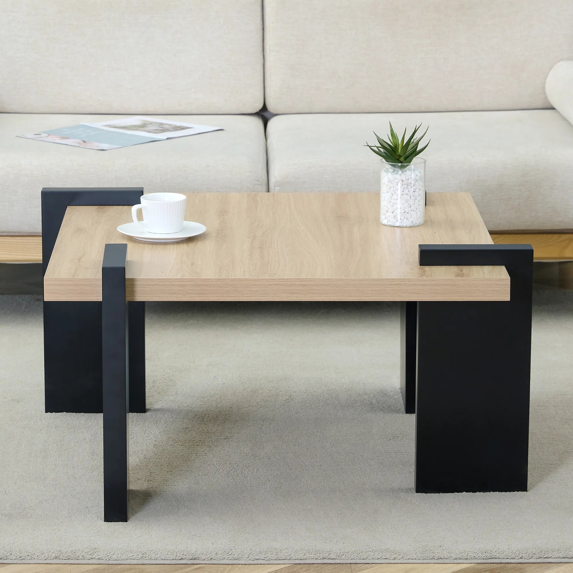 Modern Minimalist MDF Coffee Table