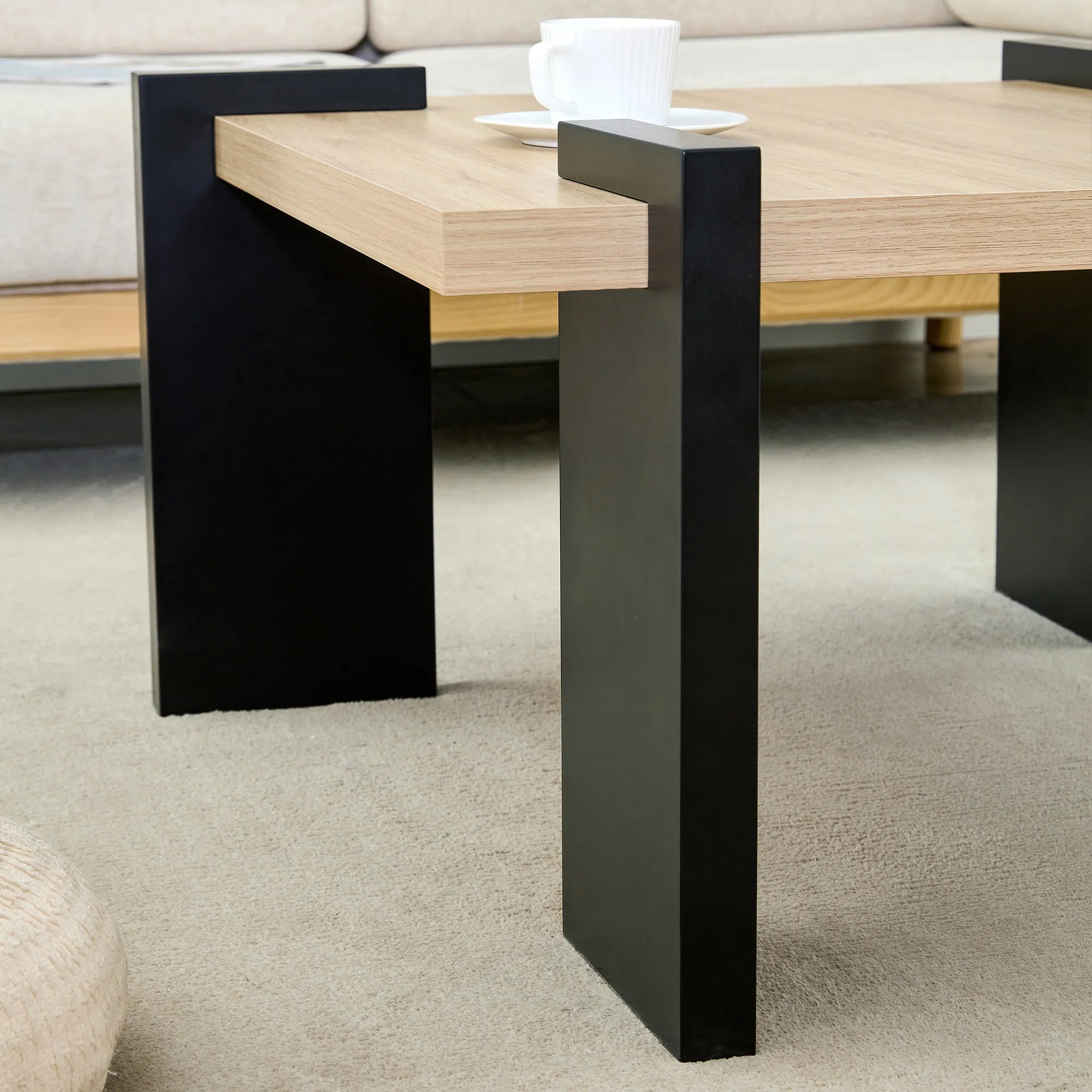 Modern Minimalist MDF Coffee Table