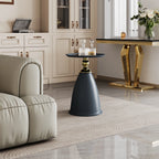 Modern Minimalist Round Iron Side Table End Table