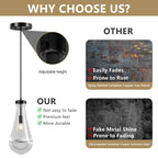 Modern Raindrop Glass Pendant Light
